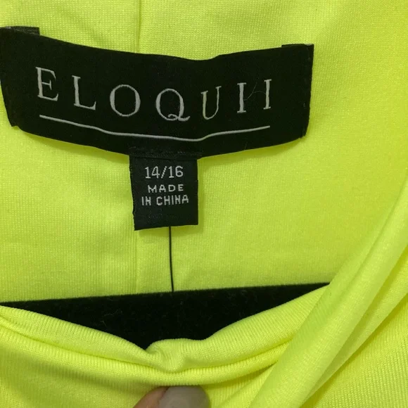 Eloquii Bright Yellow Apparel - Picture 4 of 8